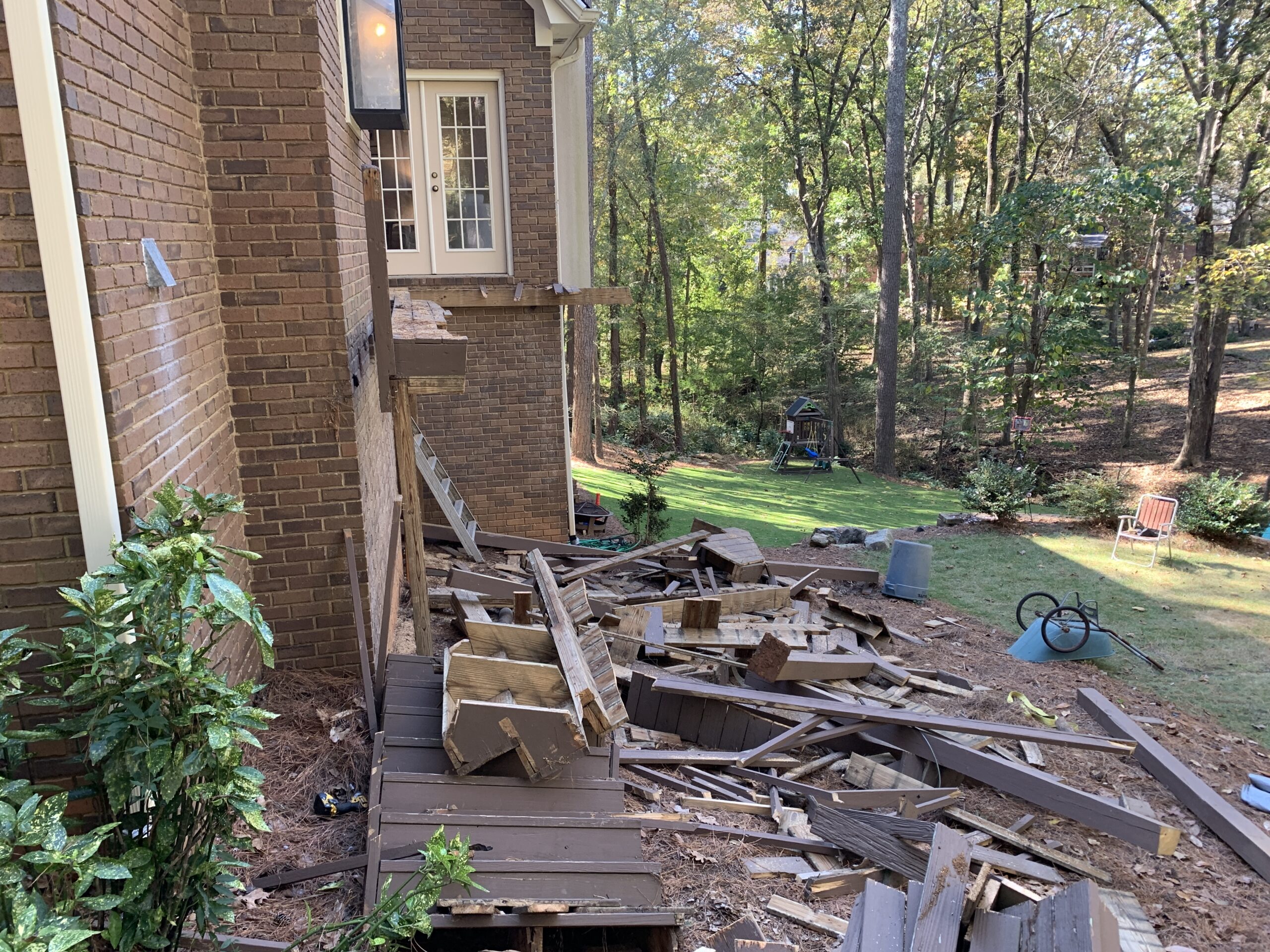 deck demo north augusta