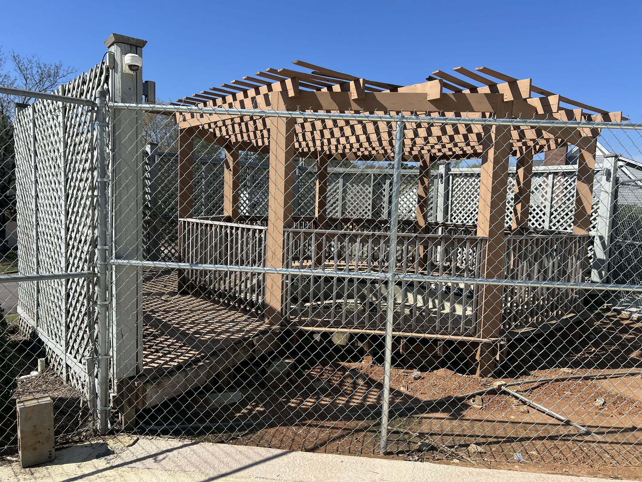 Spa and Deck Removal in Aiken SC: Before, During and After